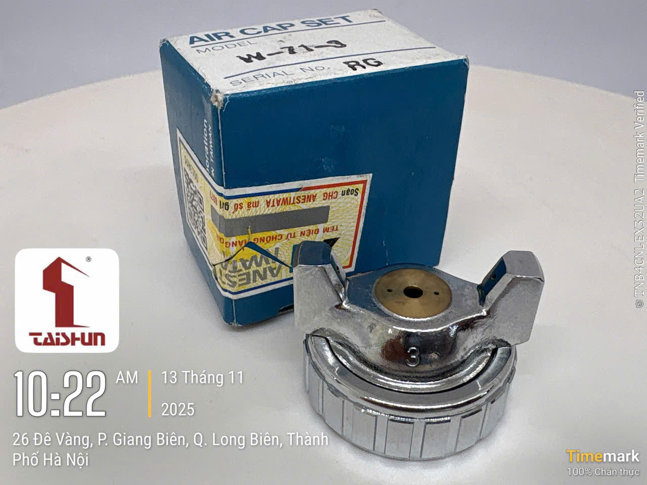 Nắp chụp số 3 của W71 Anest Iwata